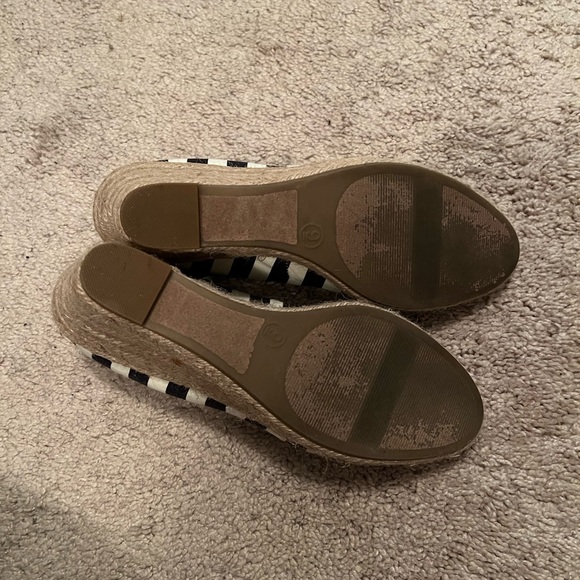 Merona navy and white striped wedges - Picture 4 of 4